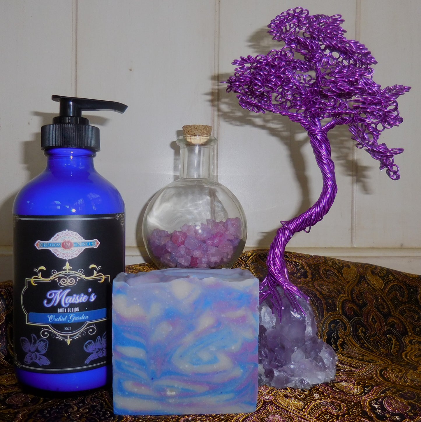 Maisie's Orchid Garden Soap and Lotion Gift Set