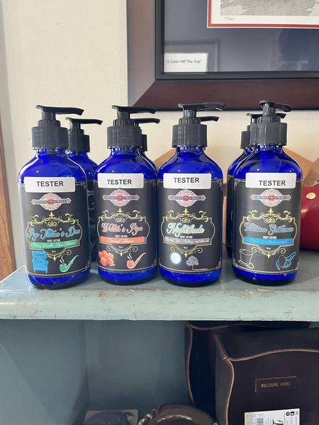 Men's Lotion Line at BL Maker's Market