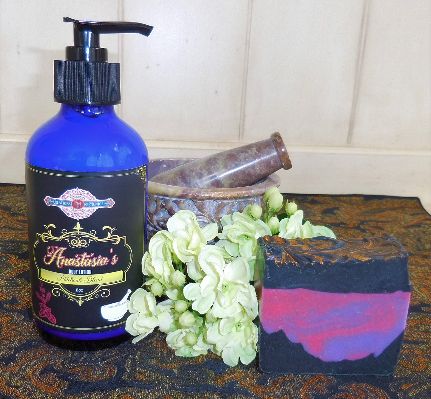 Anastasia's Patchouli Blend Soap and 8 oz Lotion Gift Set