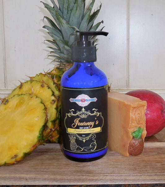 Journey's Pineapple Mango Soap and 8 oz Lotion Gift Set.