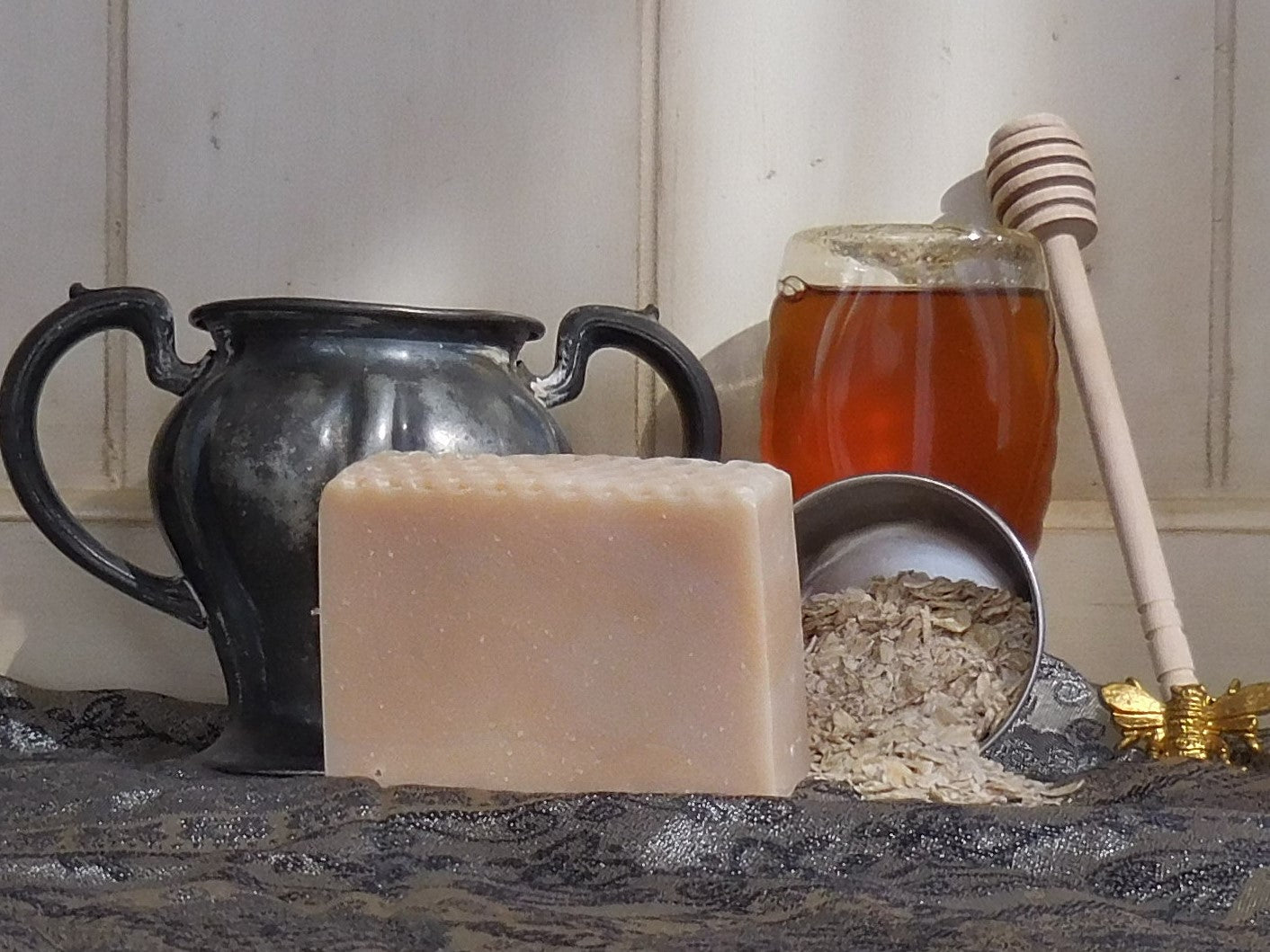 Ressie Faye’s Oatmeal, Goat's Milk & Honey Soap.