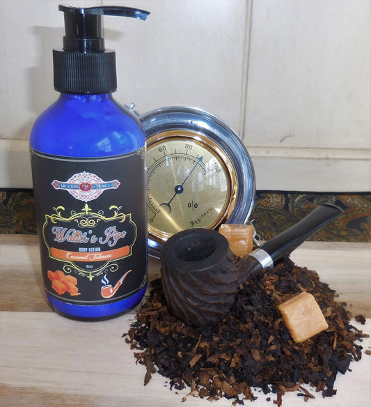 Walter’s Pipe. Caramel Tobacco Lotion 8 oz.